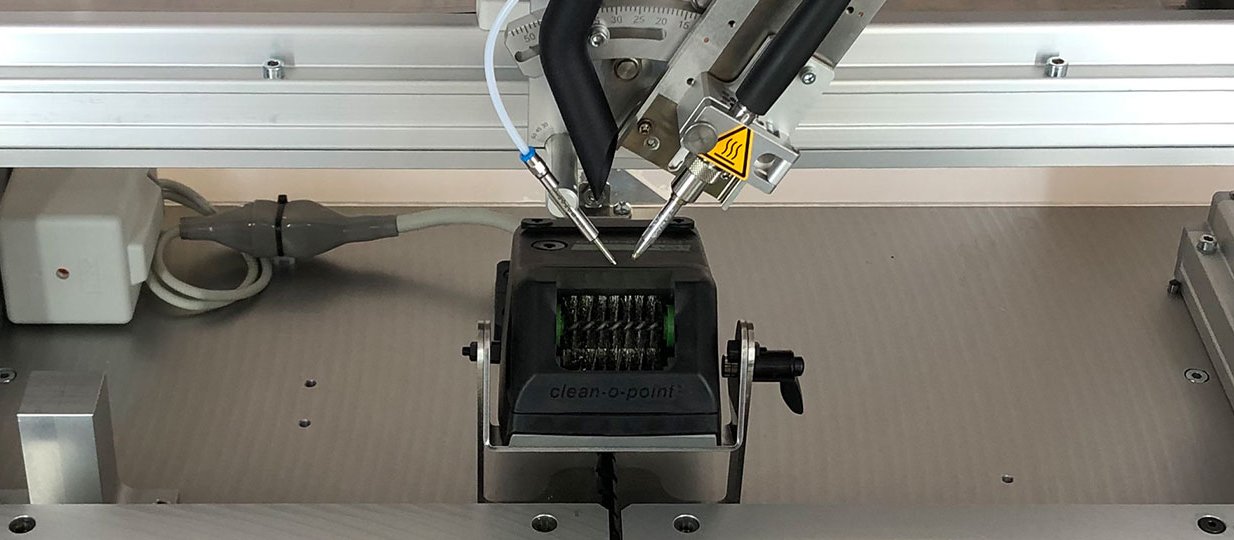 Ersa Soldering Robot: Soldering applications in the exchangeable drawers of the SR500